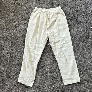 Zara cream colored pant